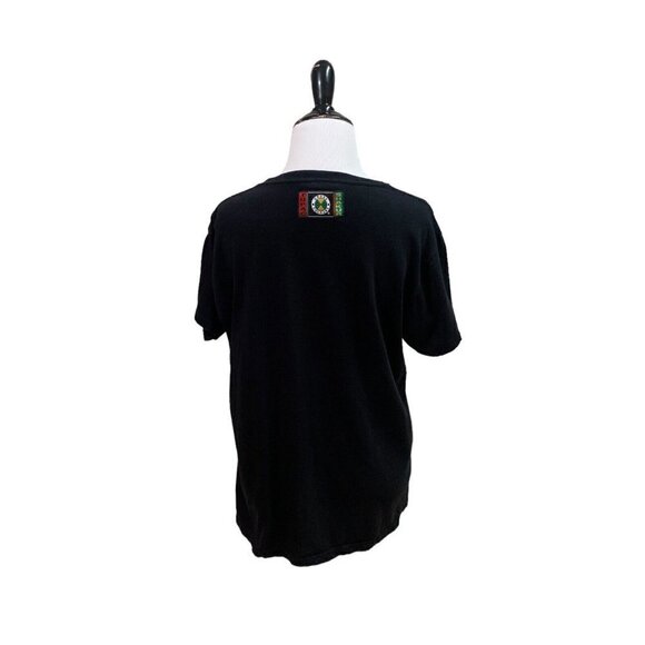 Cross Colors Women's Crewneck T-Shirt Tupac Shakur Graphic Print Rap Hip Hop - Picture 5 of 6